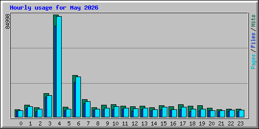 Hourly usage for May 2026